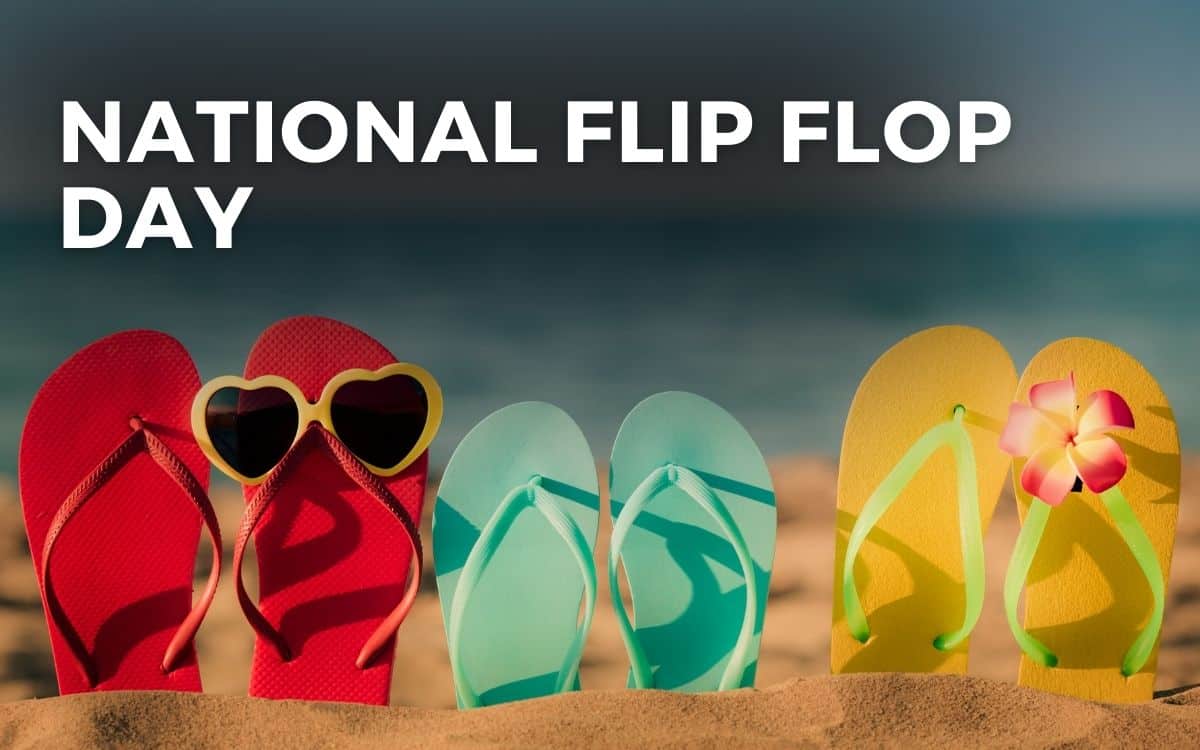 national flip flop day