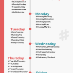 210 daily hashtags pin