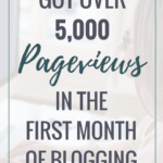 How I got over 5,000 pageviews first month blogging