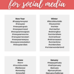 january hashtags infographic