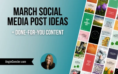 March Social Media Post Ideas + Done-For-You Content